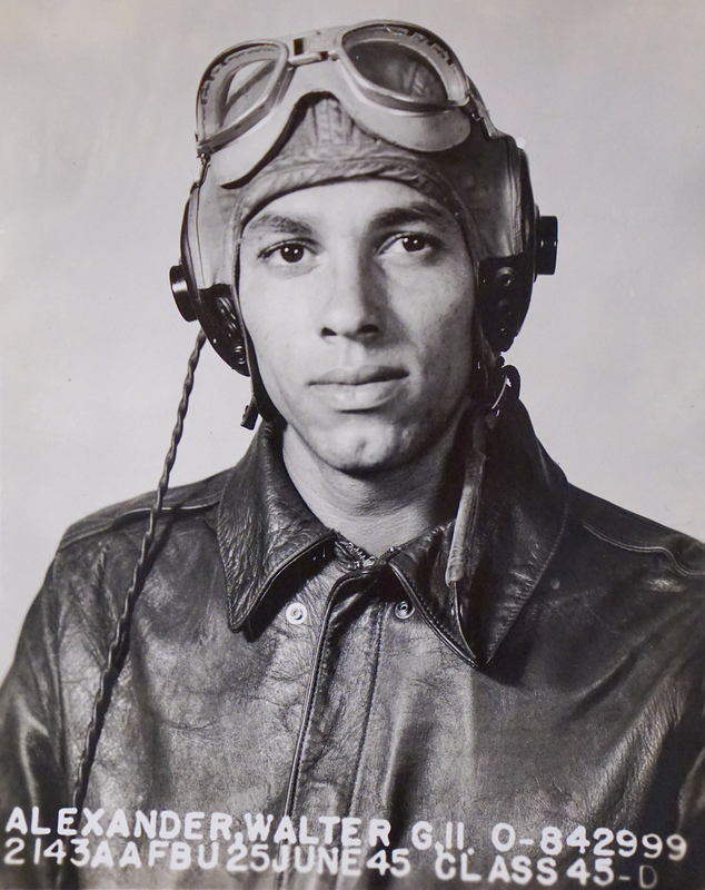 Photograph of Walter G. Alexander II, Tuskegee Airman