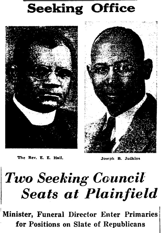 1935 Two Seeking Council Seats at Plainfield - Minister, Funeral Director Enter Primaries for Positions on Slate of Republicans Seeking Office (New York Amsterdam News)-headline.png