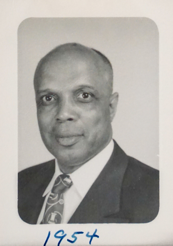 Photograph of Howard B. Waxwood Jr. 28 years after Rutgers graduation
