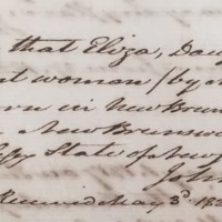 Birth record for Eliza, daughter of Ambo and Mark, reported by slaveholder John Neilson