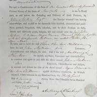 Bill of sale for Flora, Phillis, and Ann, sold to John Neilson