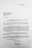 Letter to Harry Hazelwood Jr. at Cornell Law School