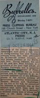 Clipping from Atlantic City Press about Arthur M. Johnson