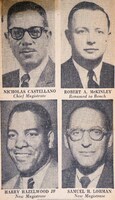 First Negro Magistrate: Hazelwood Is Named; Lohman Also Picked, Jacobs Dropped