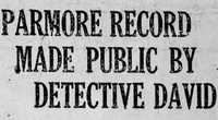 Parmore Record Made Public by Detective David