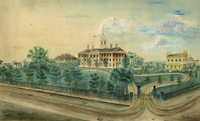 Watercolor of Rutgers College